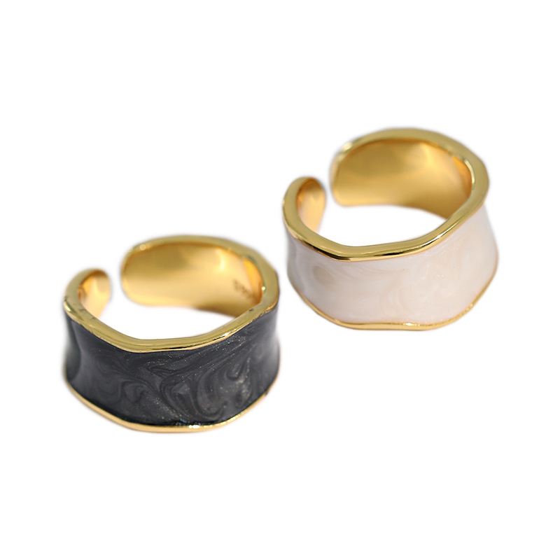 "Karyah" - Breiter Ring aus 925er Sterlingsilber (verstellbar)