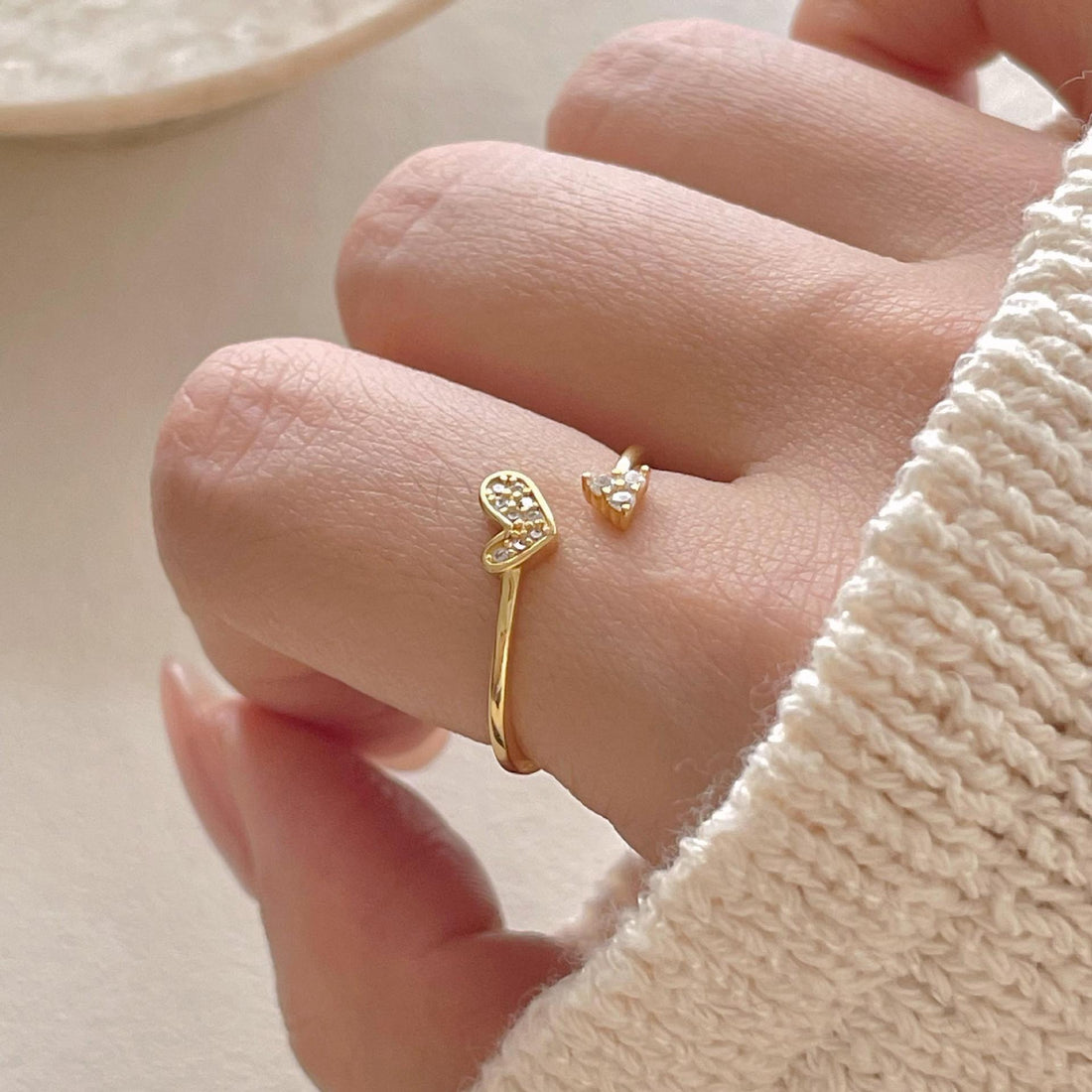 "Presi" - Eleganter Damen-Ring aus 925er Sterlingsilber mit Zirkonia