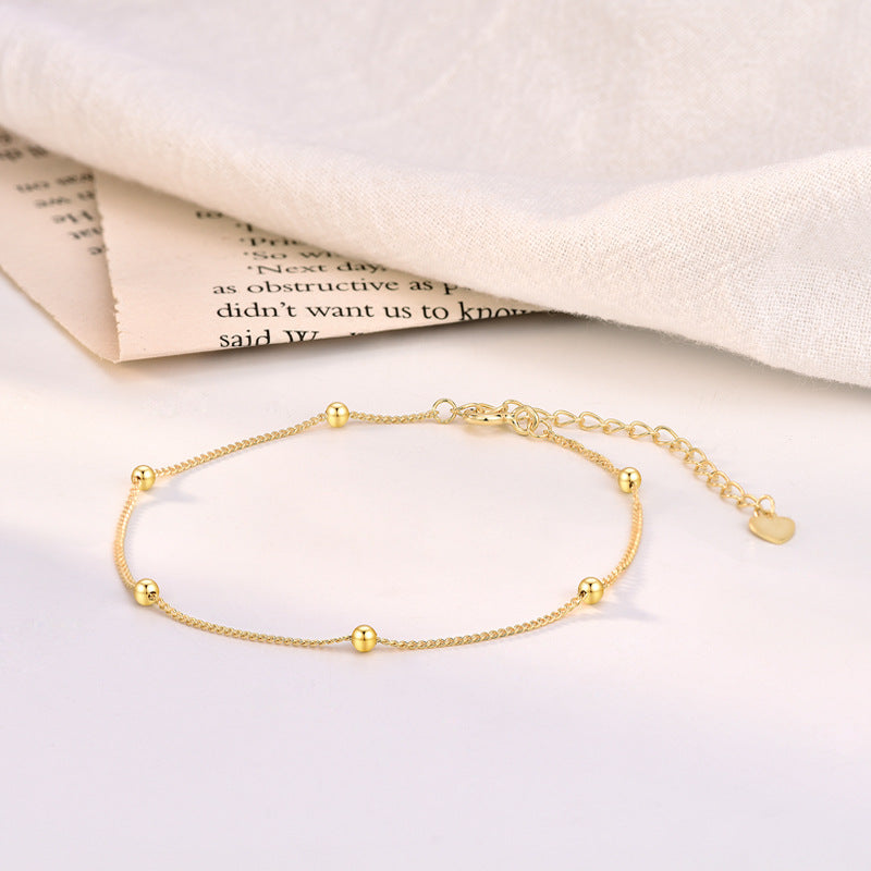 "Elvaris" - Mini-Lucky-Beads-Armband aus 925er Sterlingsilber