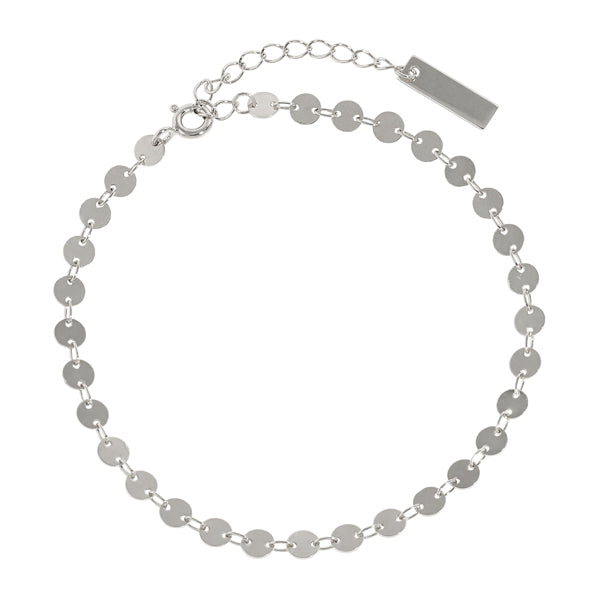 "Grivessa" - Modischer Armband mit geometrischen Scheiben – Aus 925er Sterlingsilber