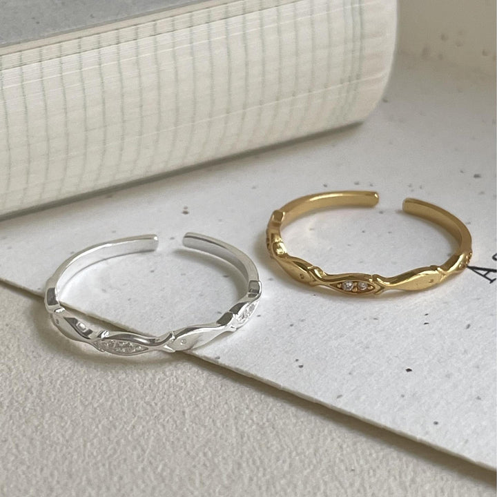 "Irolia" - Eleganter Damen-Ring aus 925er Sterlingsilber mit Zirkonia