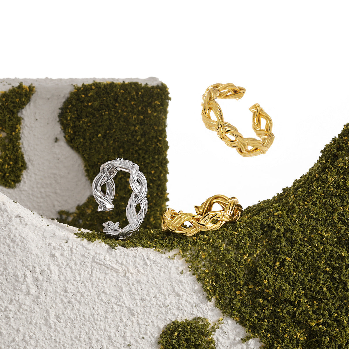 "Myriona" - Verstellbarer Ring aus 925er Sterlingsilber