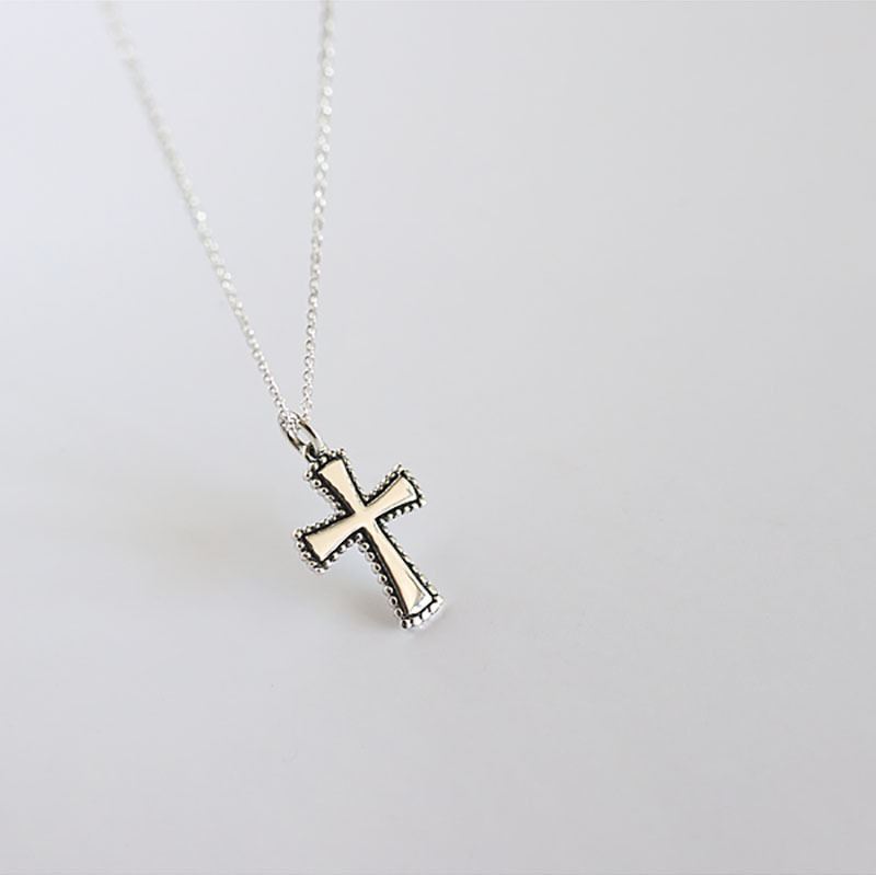 "Xeria" - Stilvolle Damenkette – Runde, Herz-, Quadrat- & Kreuz-Anhänger aus 925 Sterling Silber