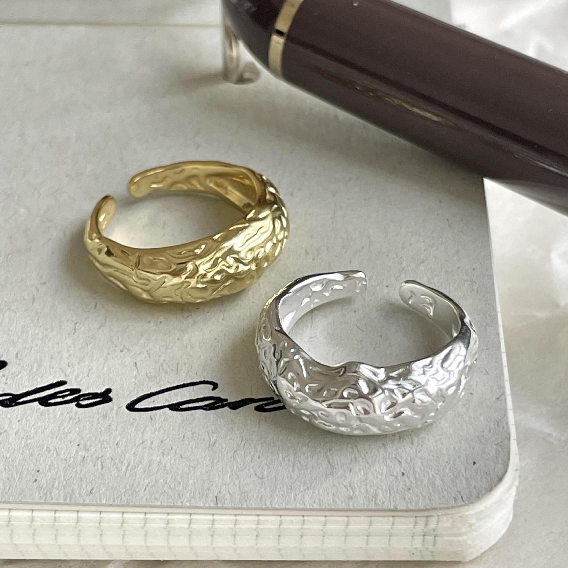 "Celiloria" - Verstellbarer Damen-Ring mit klassischem Muster aus 925er Sterlingsilber