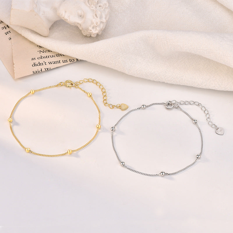 "Elvaris" - Mini-Lucky-Beads-Armband aus 925er Sterlingsilber