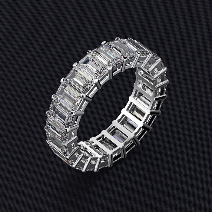 "Vornira" - Eleganter 5A-Zirkonia-Ring in Radform aus 925er Sterlingsilber