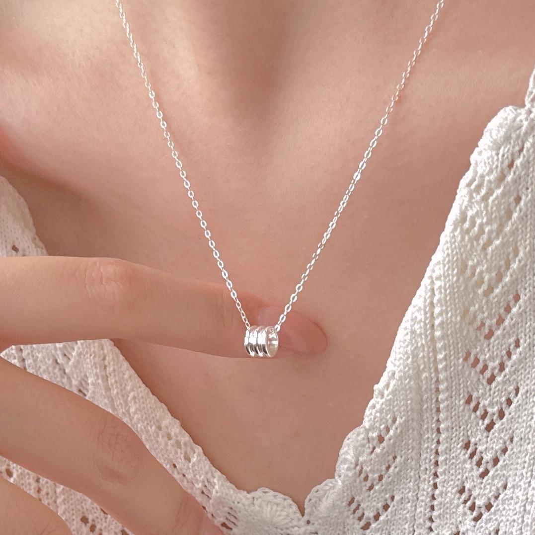 "Walia" - Damen-Halskette mit Glücks-Perlen aus 925er Sterlingsilber