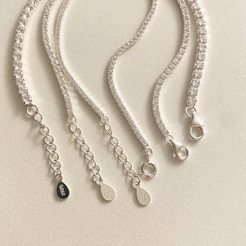 "Diamyra" - Modisches Armband aus 925er Sterlingsilber mit mikrogefassten Zirkonia (CZ)