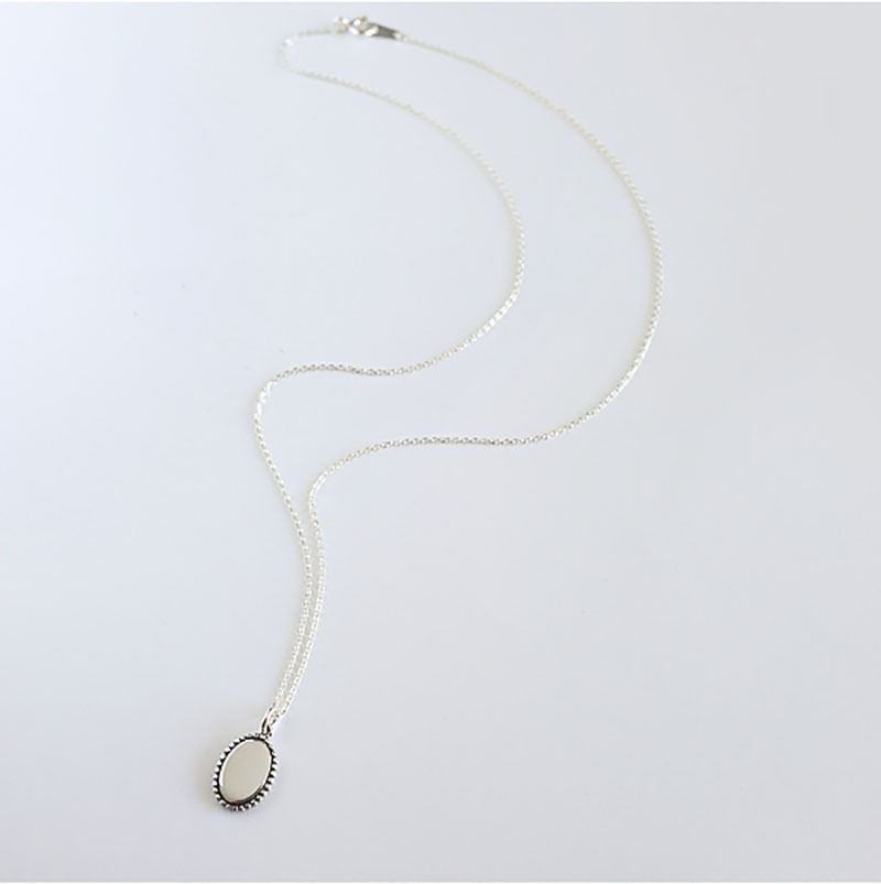 "Xeria" - Stilvolle Damenkette – Runde, Herz-, Quadrat- & Kreuz-Anhänger aus 925 Sterling Silber