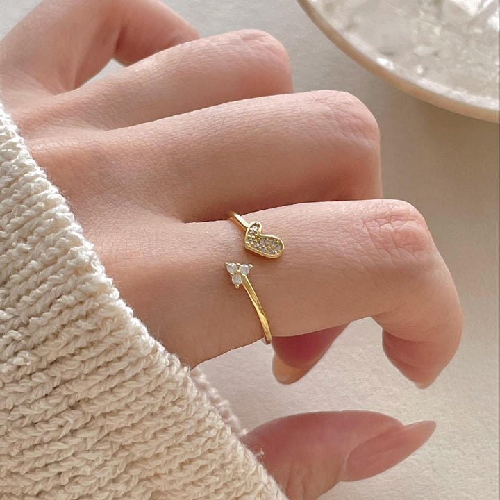 "Presi" - Eleganter Damen-Ring aus 925er Sterlingsilber mit Zirkonia