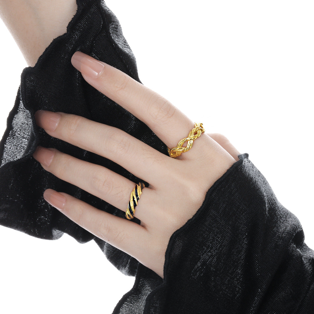 "Myriona" - Verstellbarer Ring aus 925er Sterlingsilber