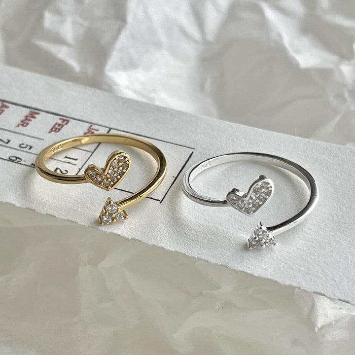 "Presi" - Eleganter Damen-Ring aus 925er Sterlingsilber mit Zirkonia